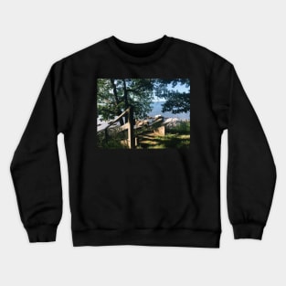 Steps Down to Rocky Beach Crewneck Sweatshirt